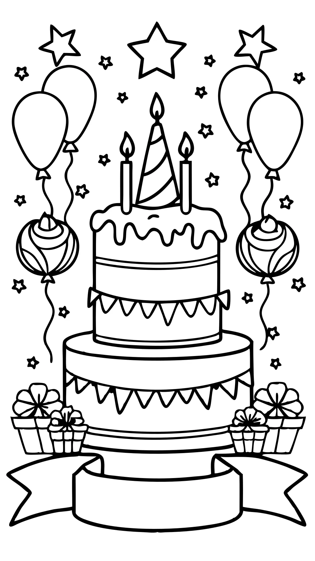 coloriages gratuits d’anniversaire